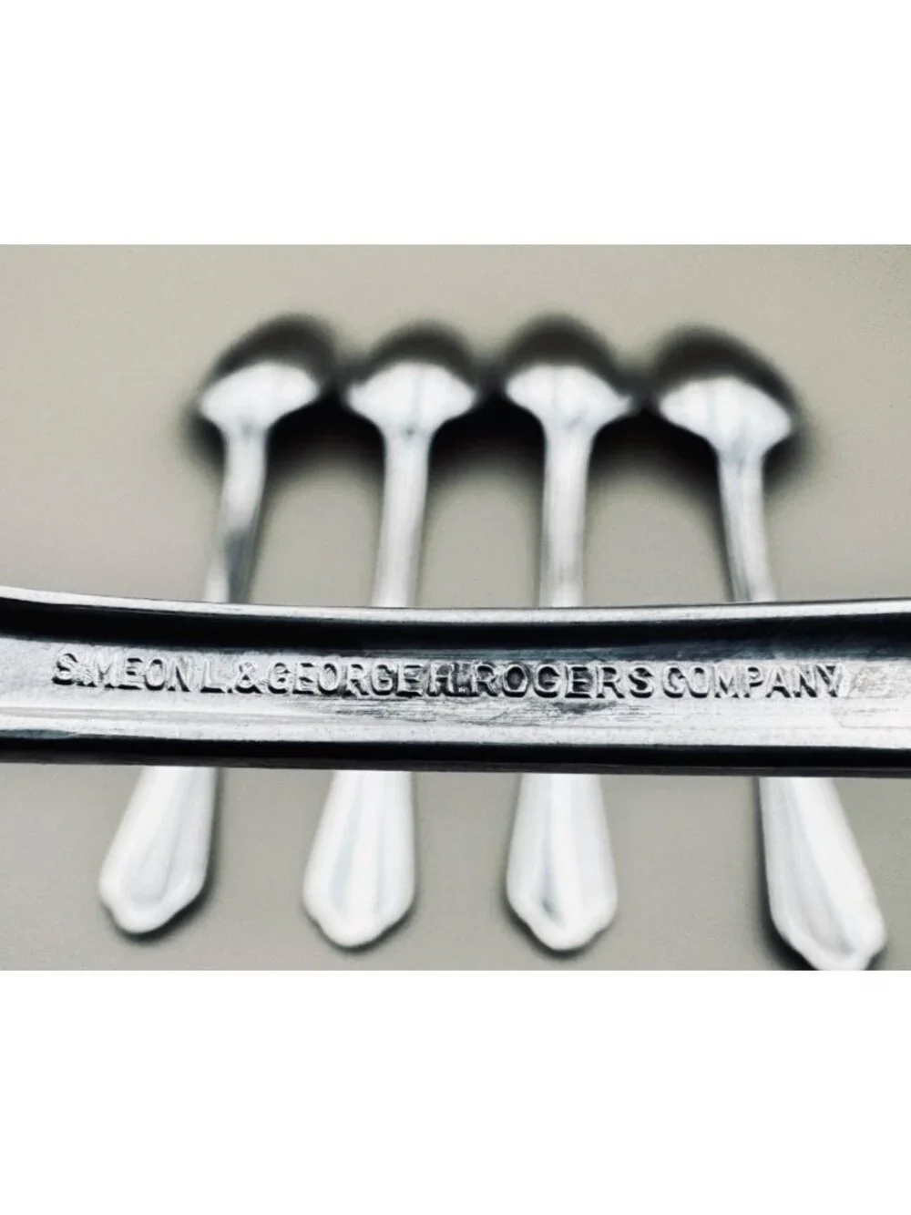 5 COUNTESS II Simeon L & George H Rogers Oval Soup Spoons Silverplate Oneida